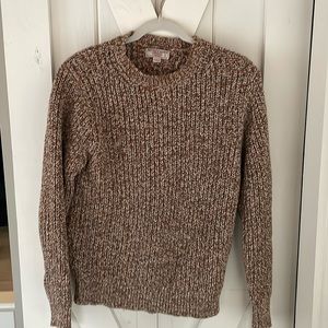 Wallace & Barnes / J Crew camouflage, 100% cotton knit sweater